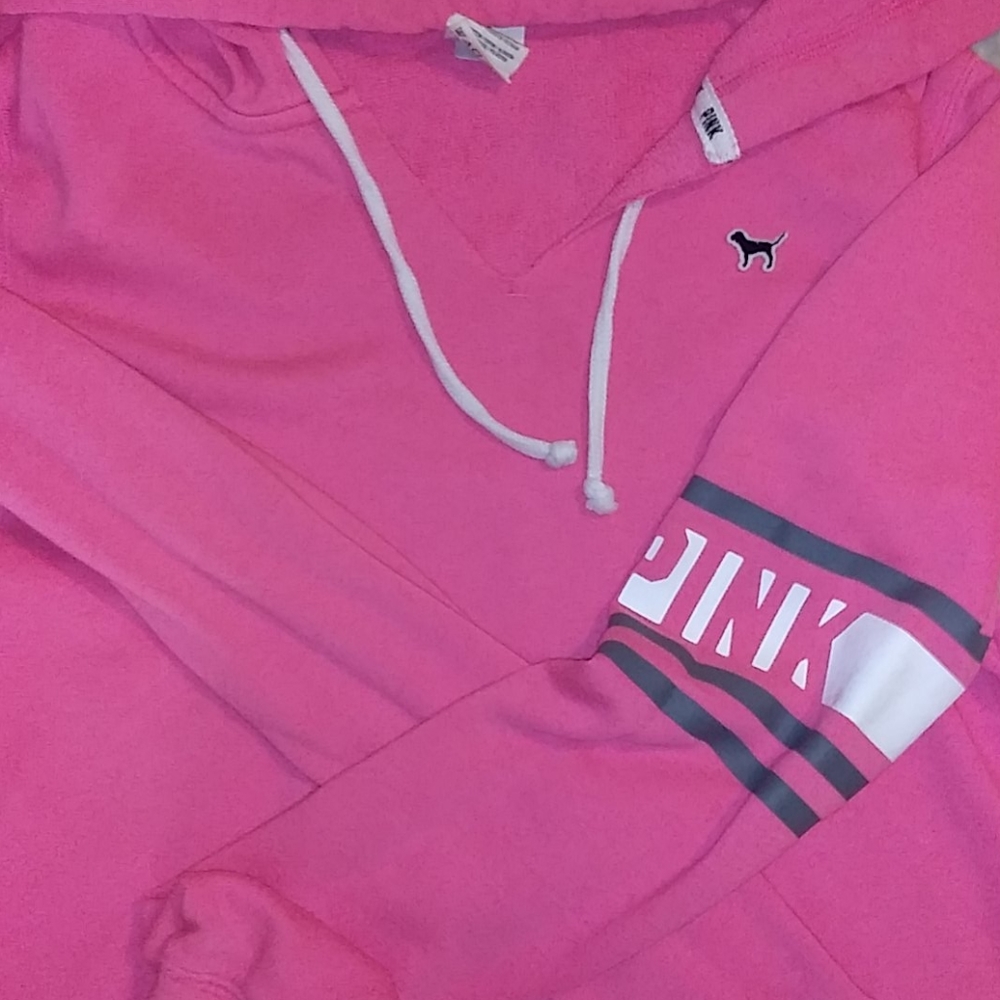 Pink hoodie